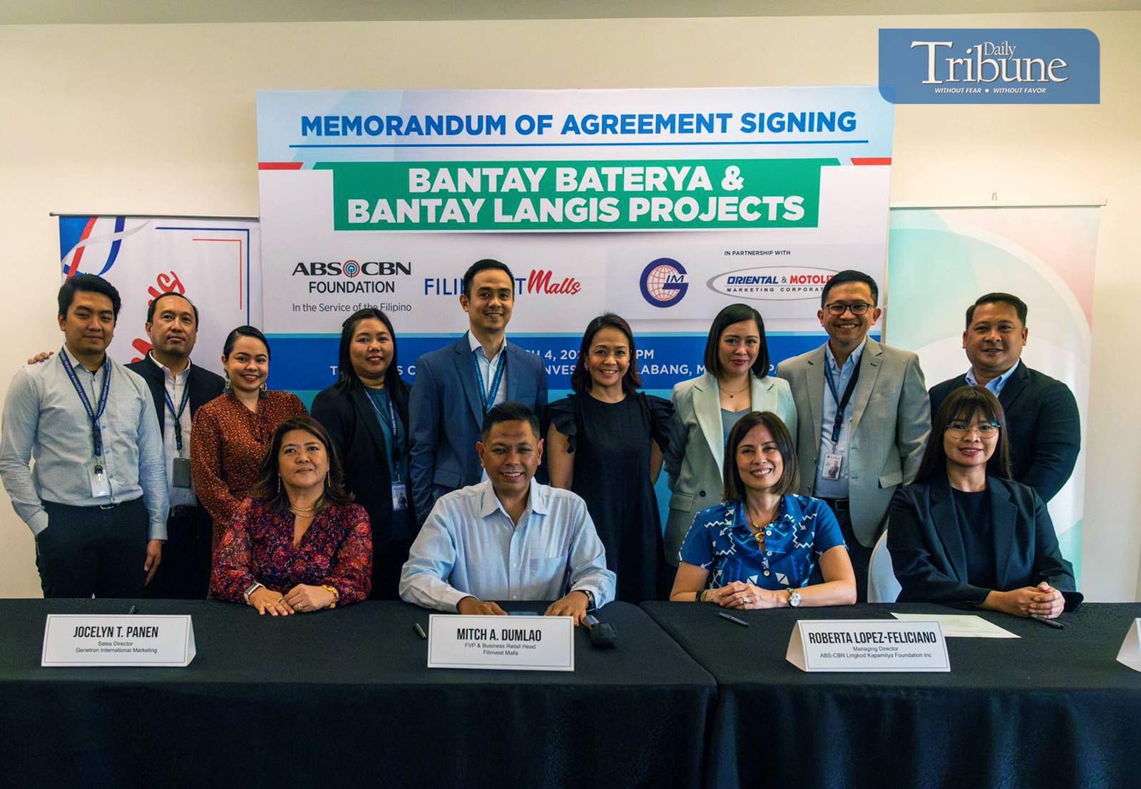 Filinvest malls and ABS-CBN Foundation forge partnership for sustainability