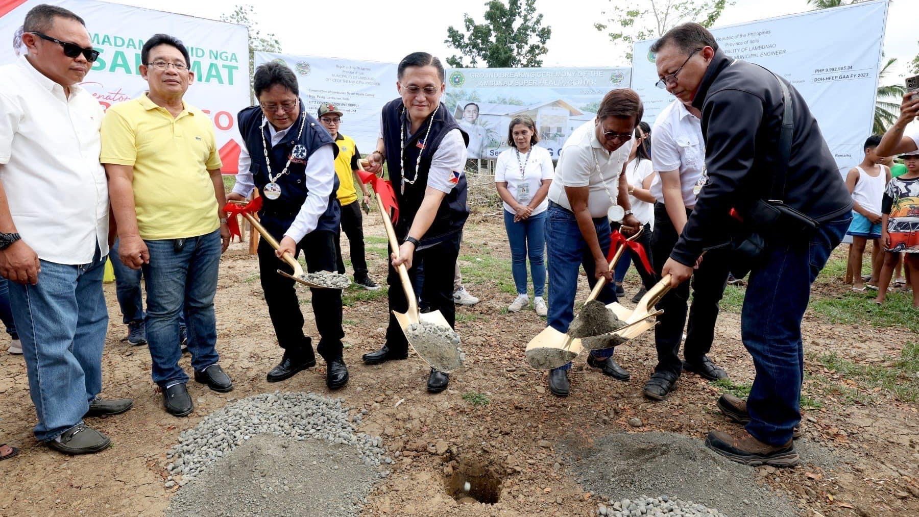 Bong Go joins groundbreaking of Super Health Center in Iloilo