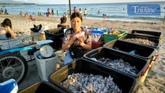 Dried fish for sale in Bataan