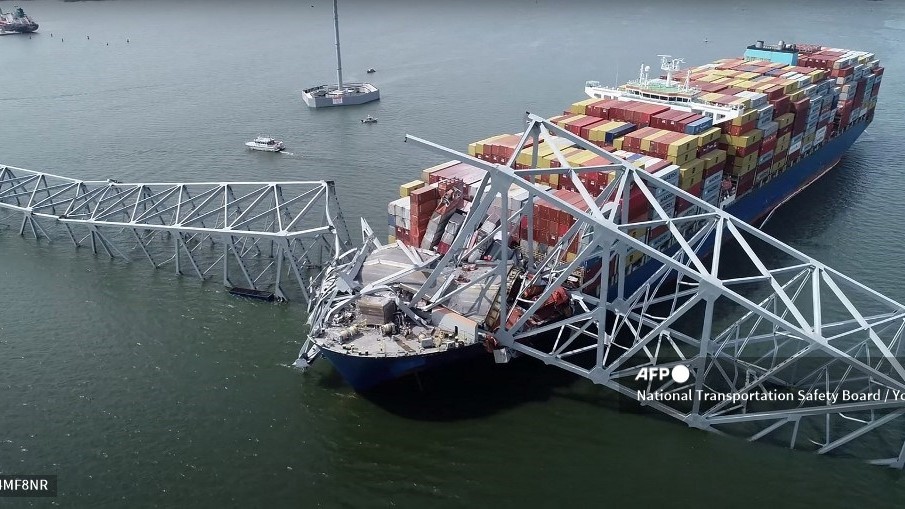 Six presumed dead after ship destroys major US bridge