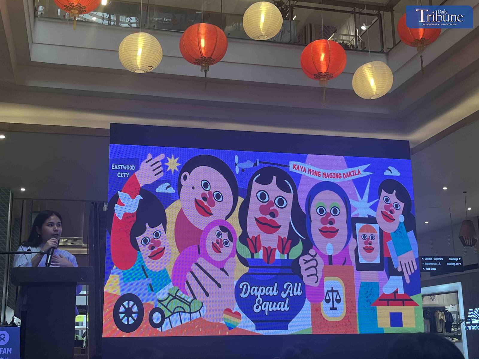 'Dapat All Equal' mural design campaign