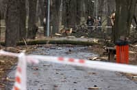 Kyiv struck by drones amid missile alert