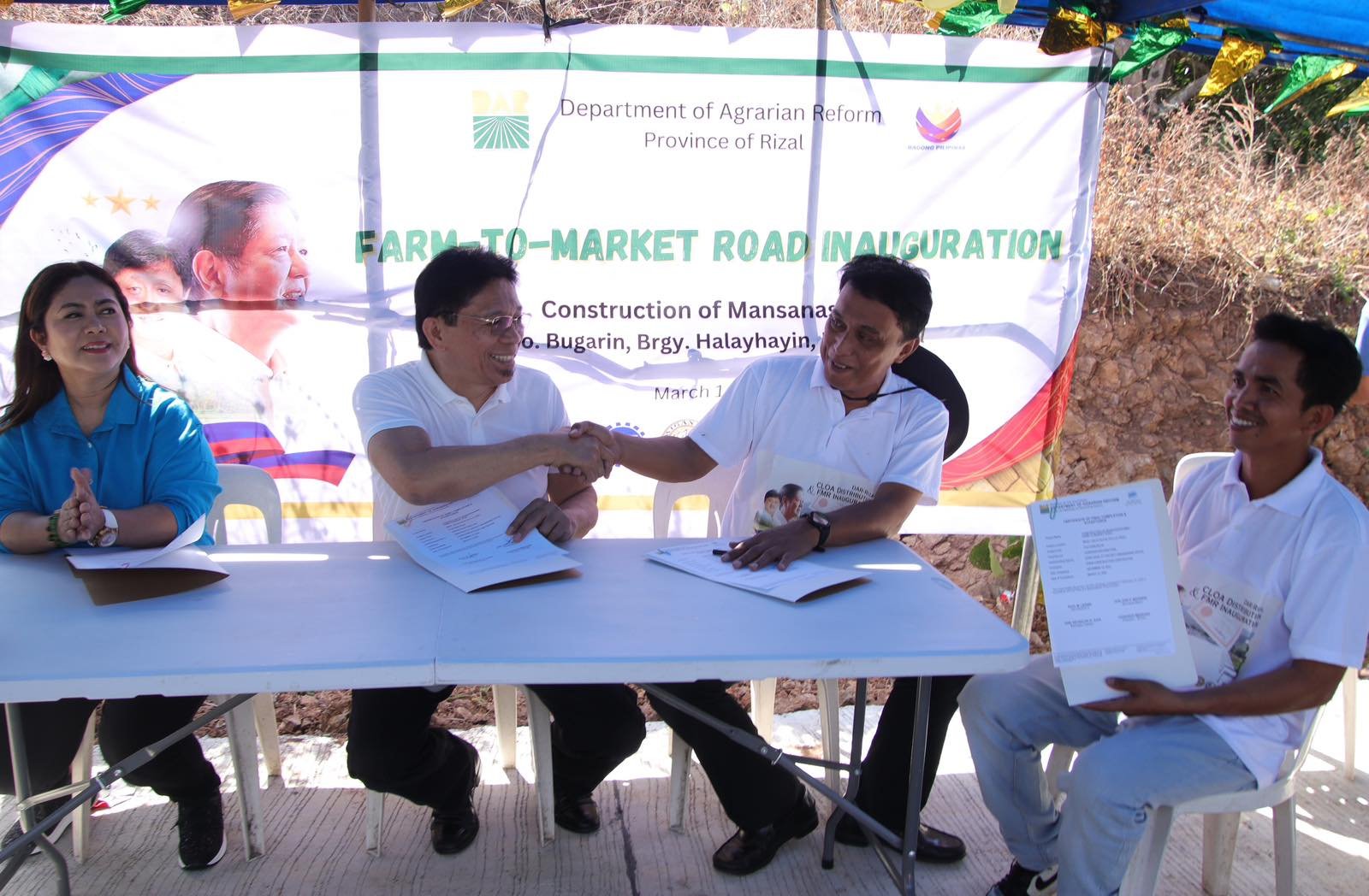 P32-M farm-to-market road turned over to Rizal farmers
