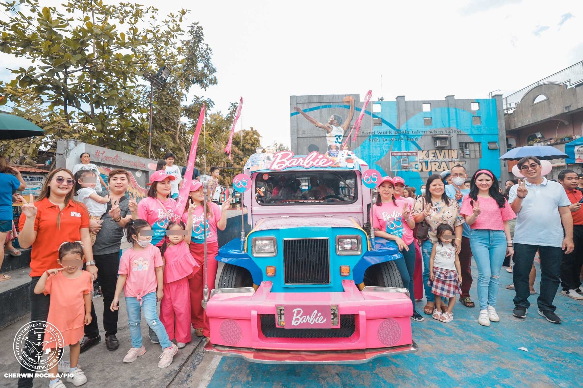 Valenzuela celebrates Barbie's 65th anniversary with jeepney caravan
