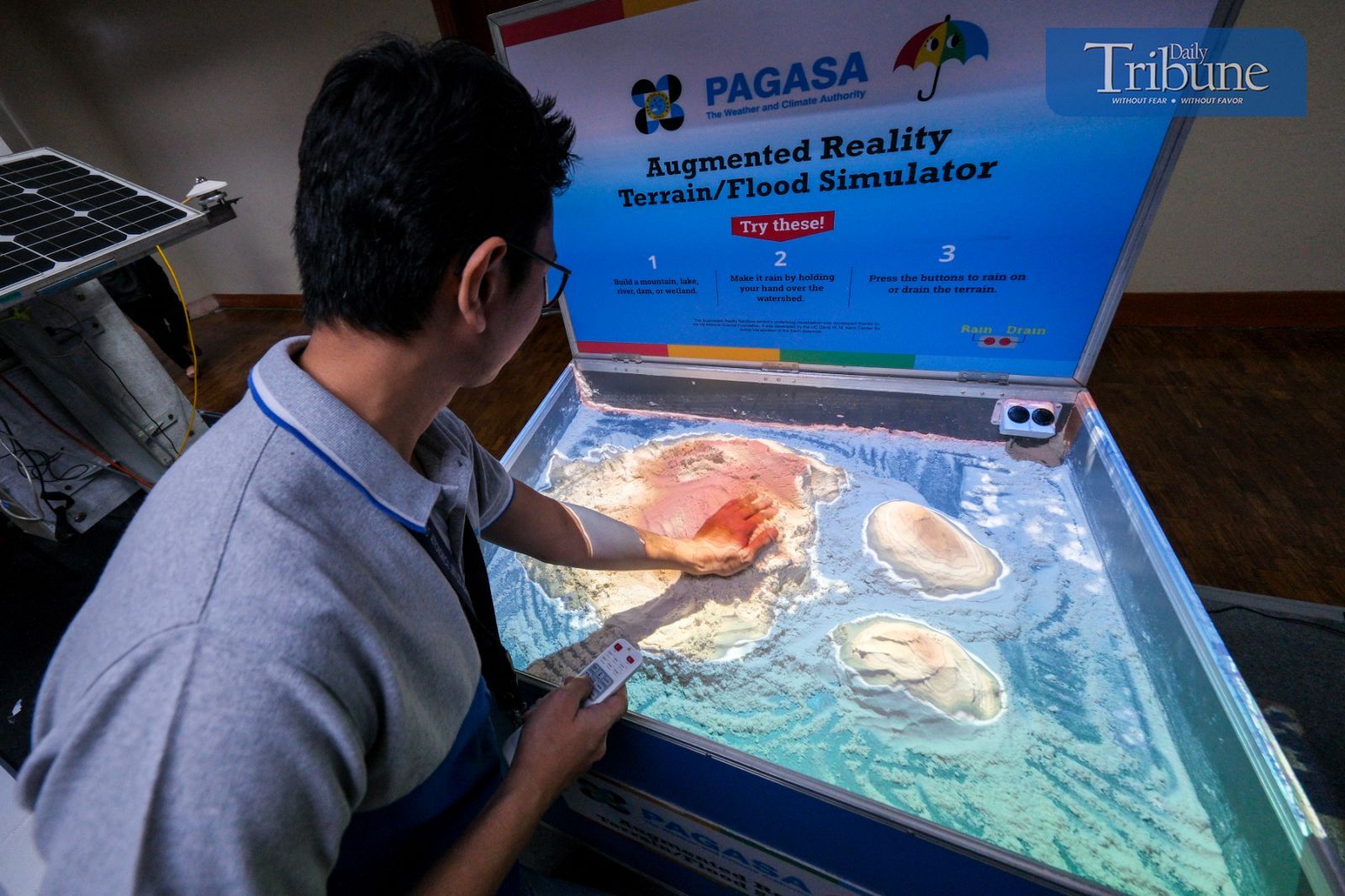 AR terrain, flood simulator unveiled