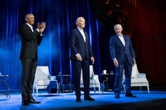 Biden, Obama, Clinton rake in cash at NYC campaign stop