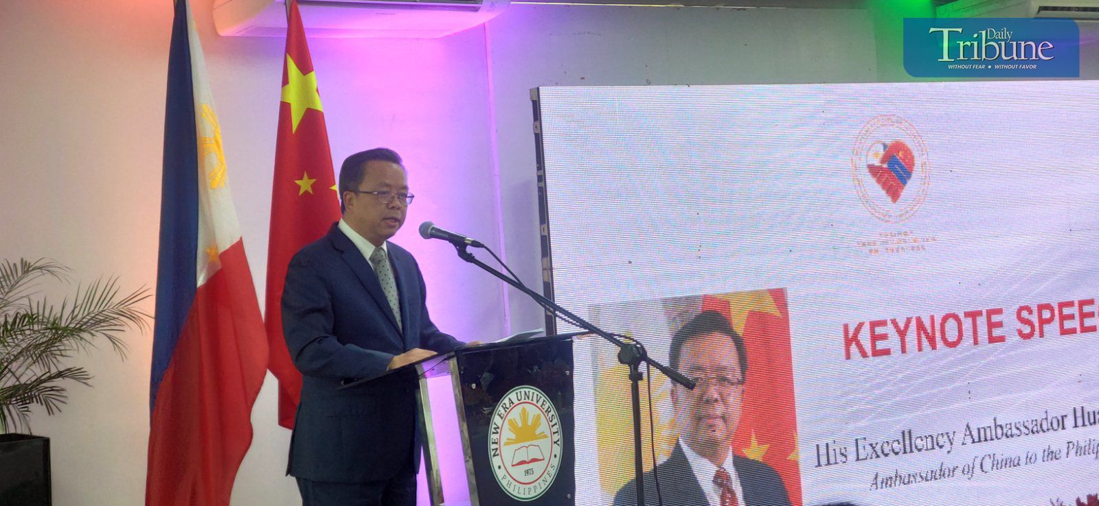 Chinese ambassador speaks at 11th Manila Forum