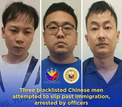 3 Chinese nationals arrested for attempting to evade immigration