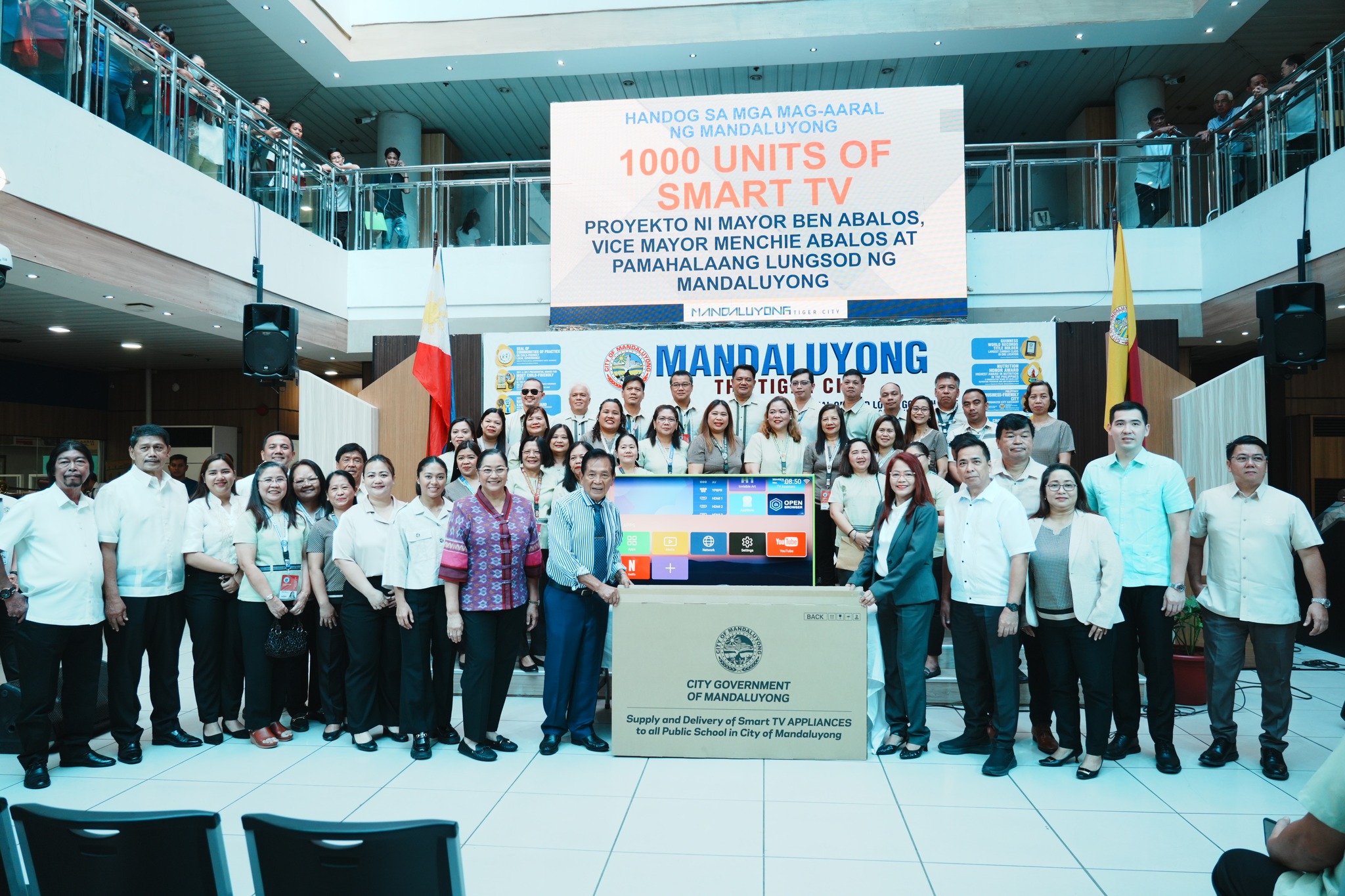 Smart-LED TVs for Mandaluyong public schools 