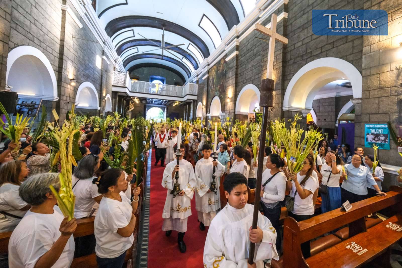 Palm Sunday in Sta. Ana, Manila