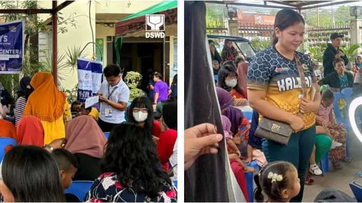 Beneficiaries of the Pantawid Pamilyang Pilipino Program (4Ps) wait for their turn to be processed during a Philippine Identification System (Philsys) registration activity. (Photo courtesy of DSWD)