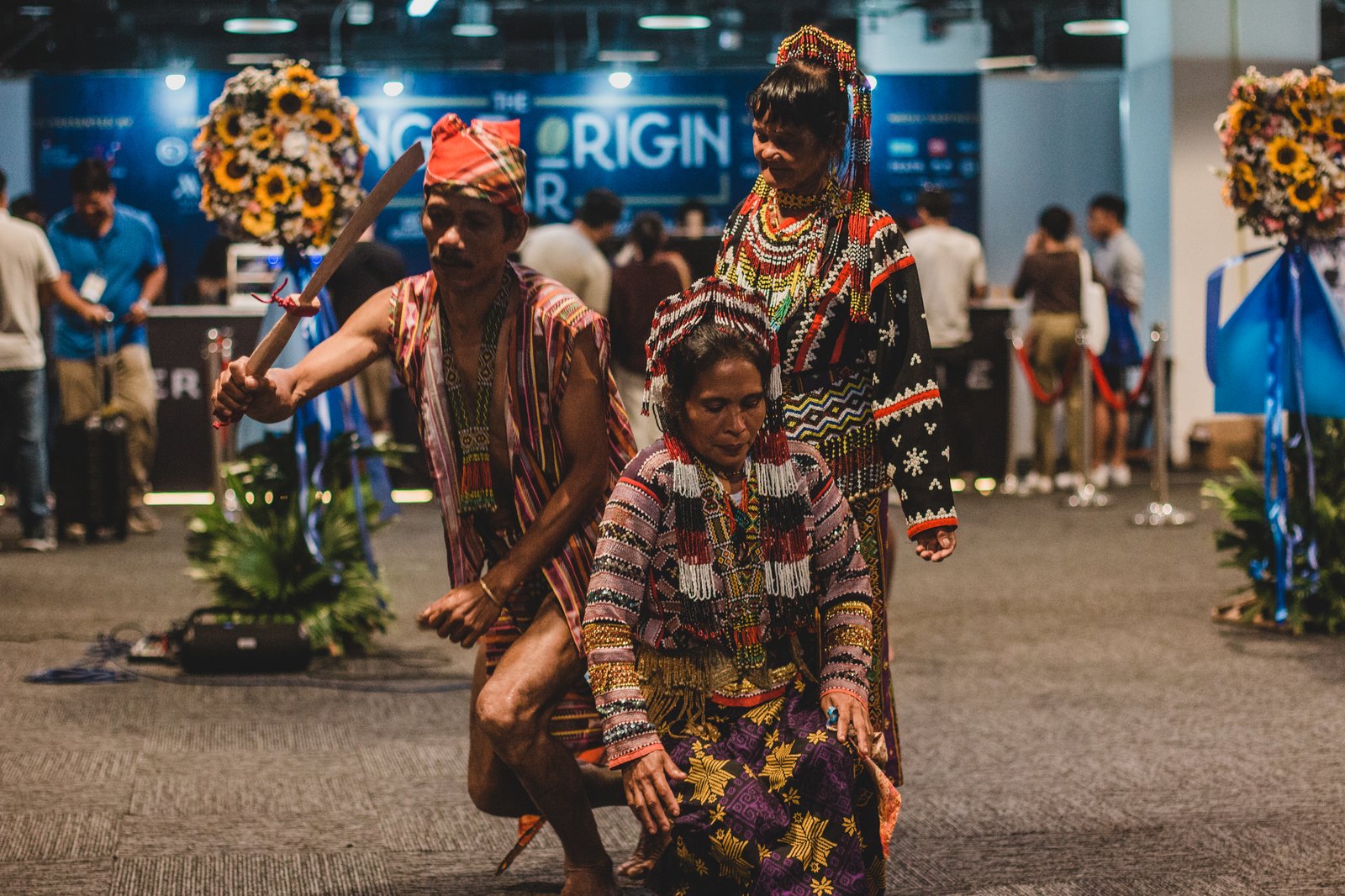 Cultural dance performance by the members of the Manobo-Dulangan indigenous group at
the Single Origin Bar last Manila Coffee Festival 2023.