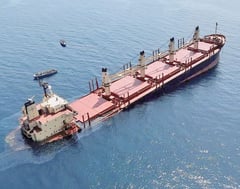 Three Syrians missing after cargo ship sinks off Romania