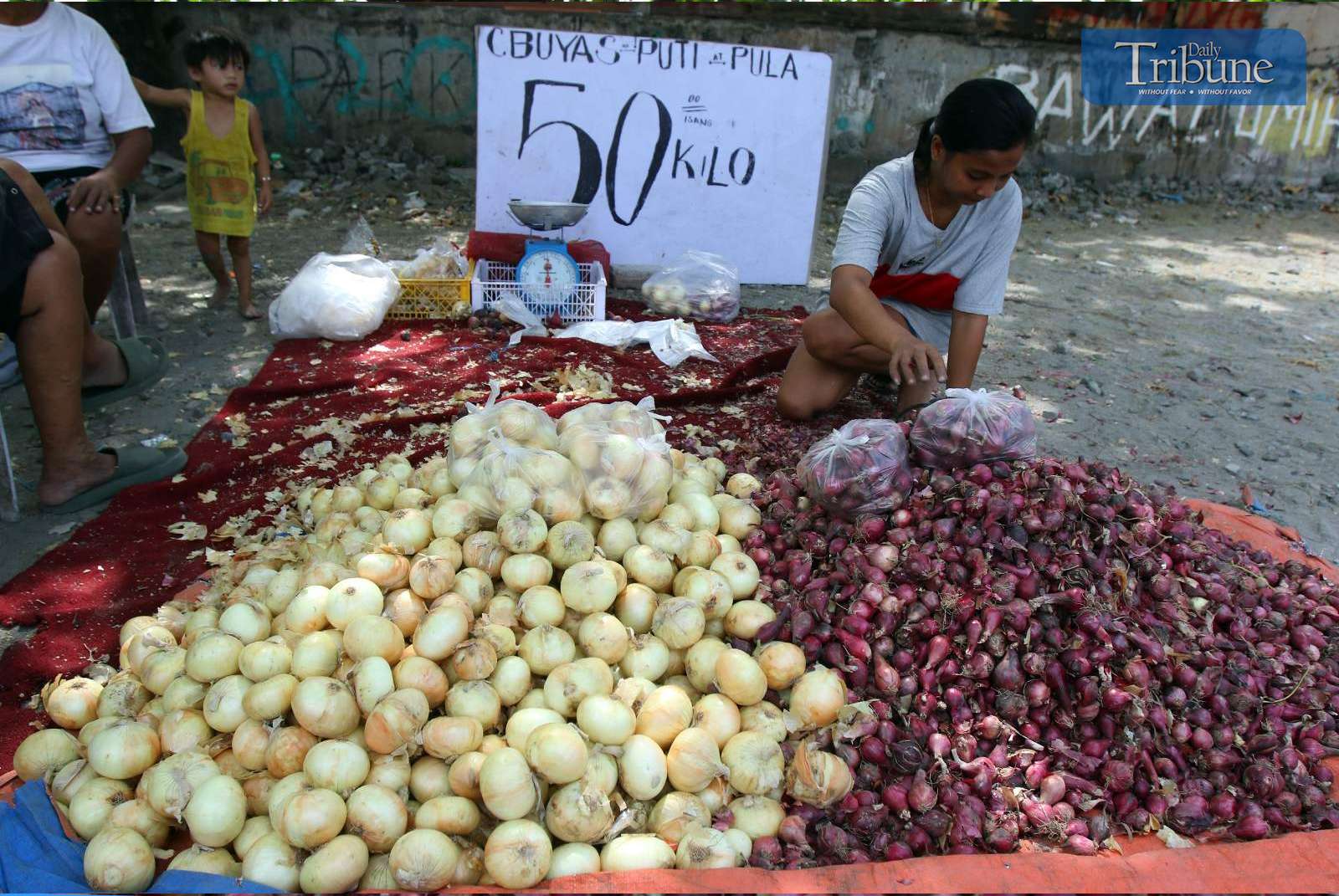 Onions for sale