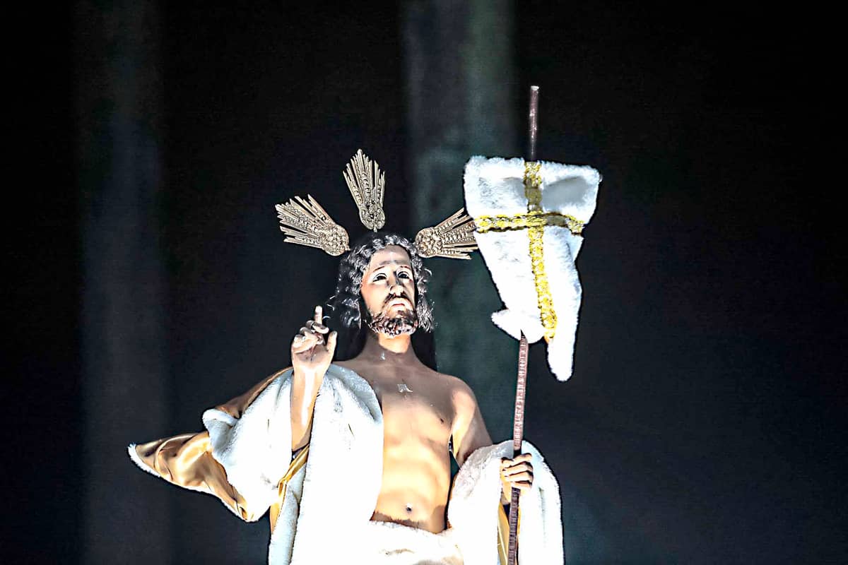 Image of Jesus resurrected.