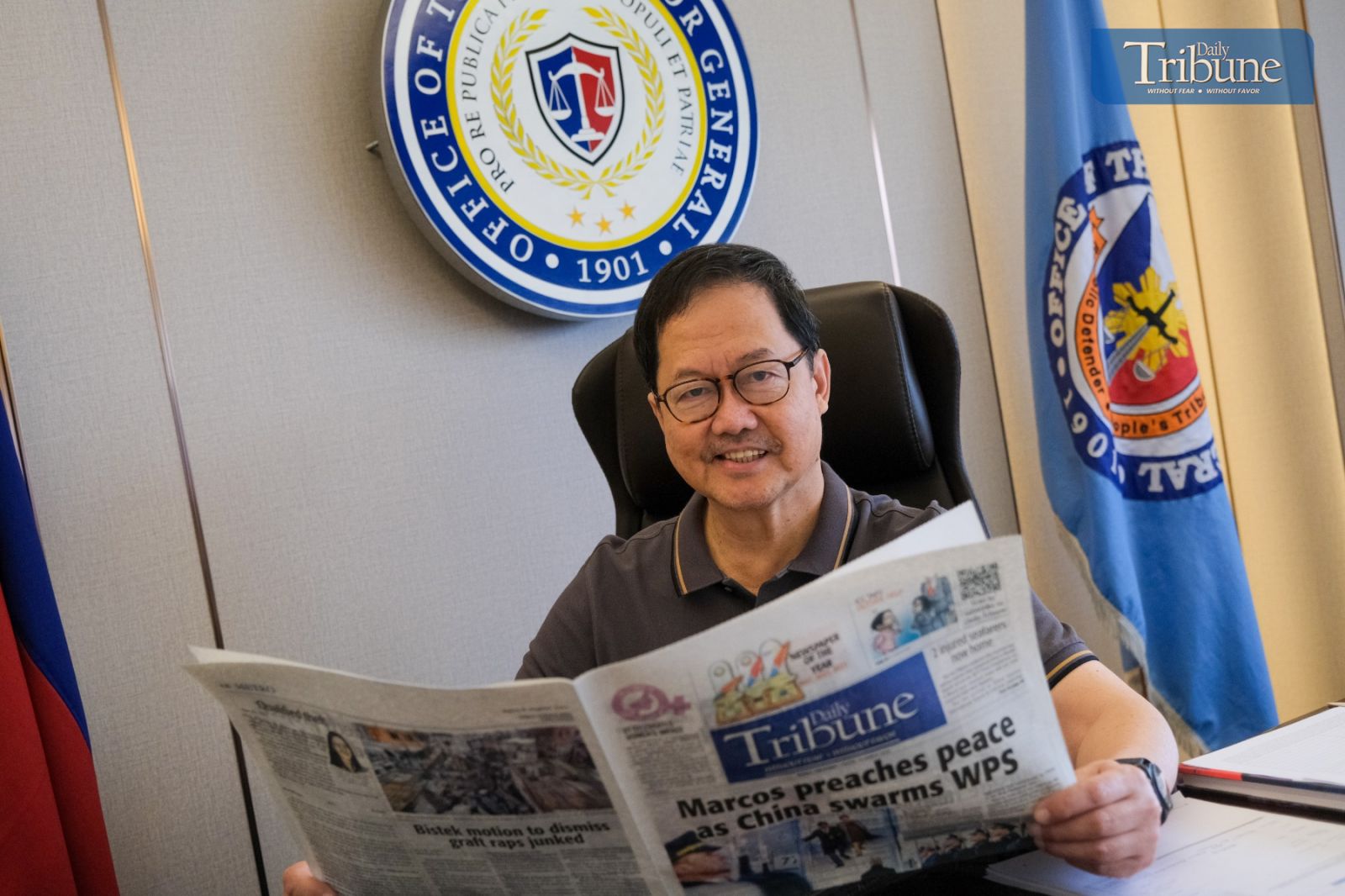 SolGen reads DAILY TRIBUNE