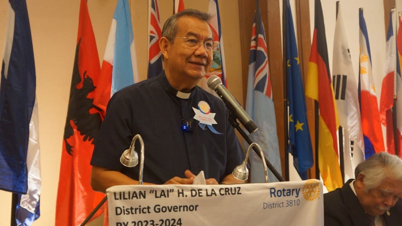 Fr. Orbos to Rotarians: ‘Don’t identify with your money, you’re bigger than it’