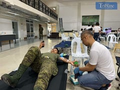 Army reserve holds bloodletting drive in Ilocos Norte
