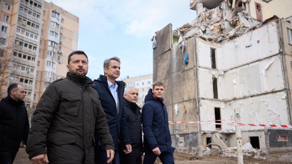 Rocket explodes near Zelensky, Greek PM motorcade