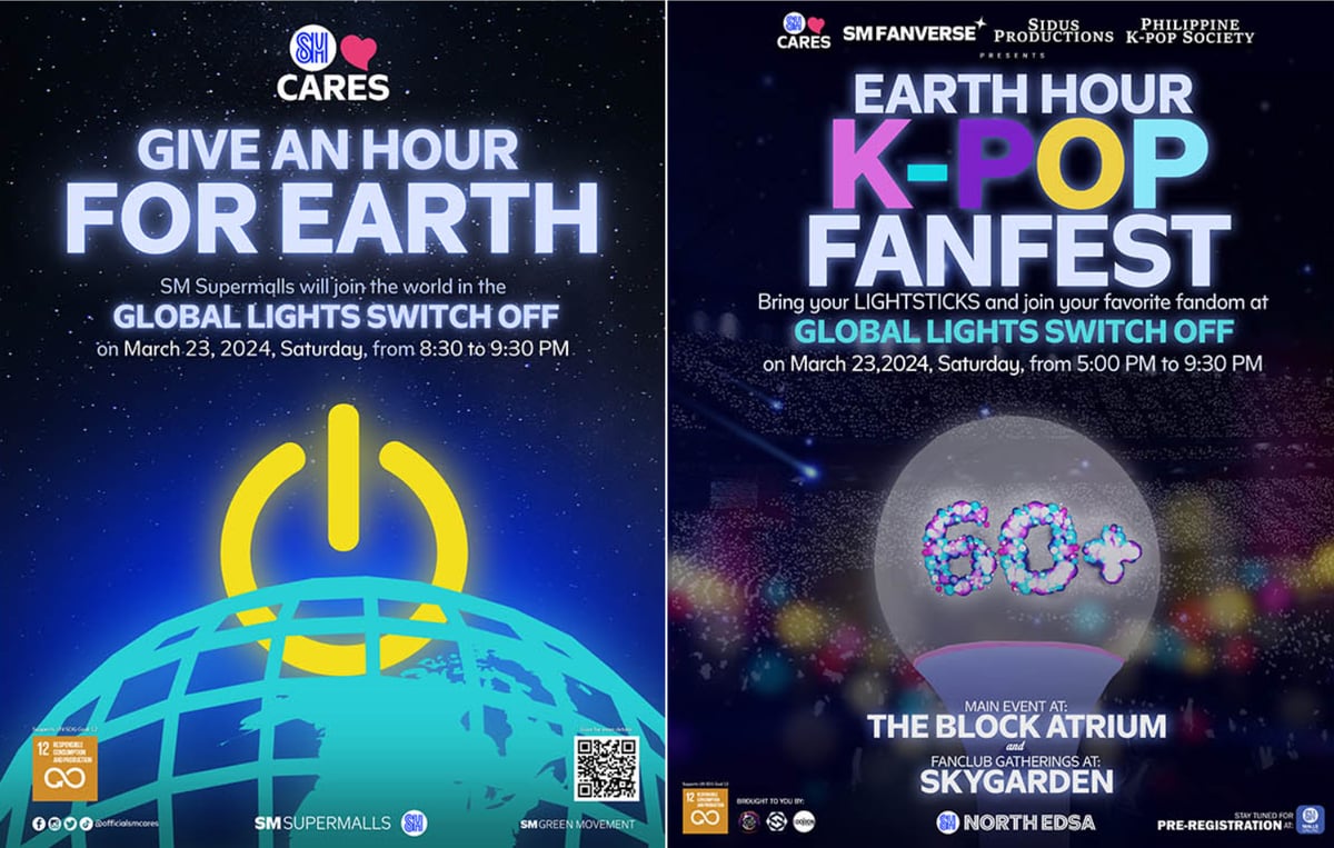 Check out an SM mall near you for interactive activities on Earth Hour this 23 March.