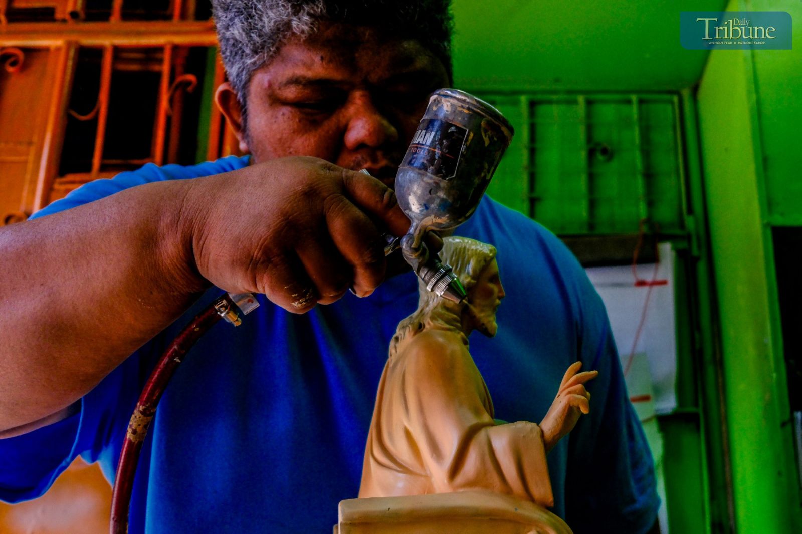 Restoring Christ the King's image 