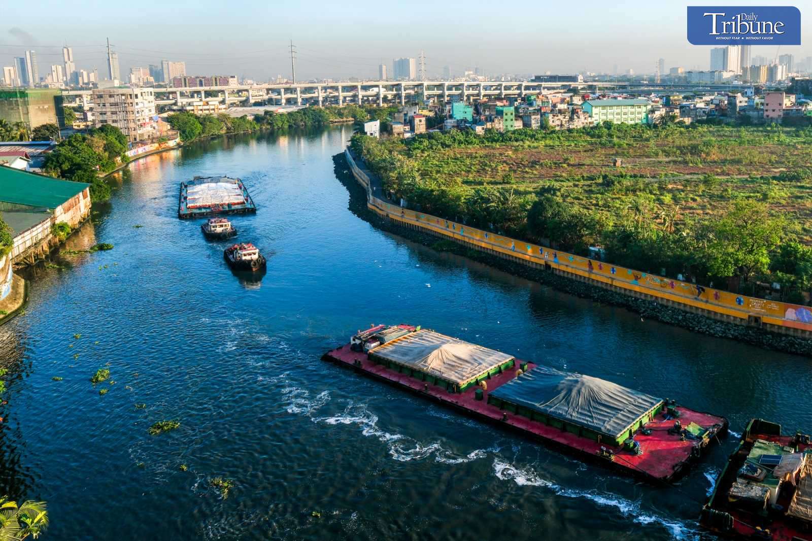 Bustling Pasig River