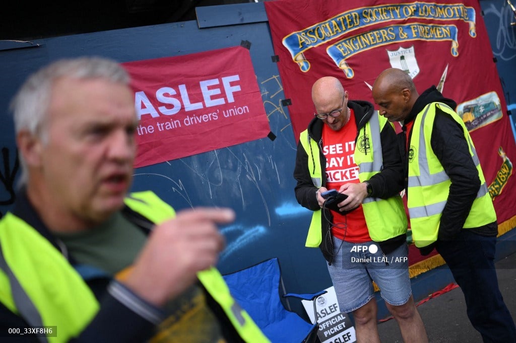 UK rail services hit as train drivers walk out