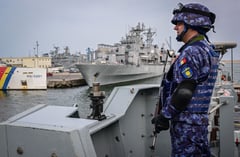 Ukraine says struck Russian ship in annexed Crimea