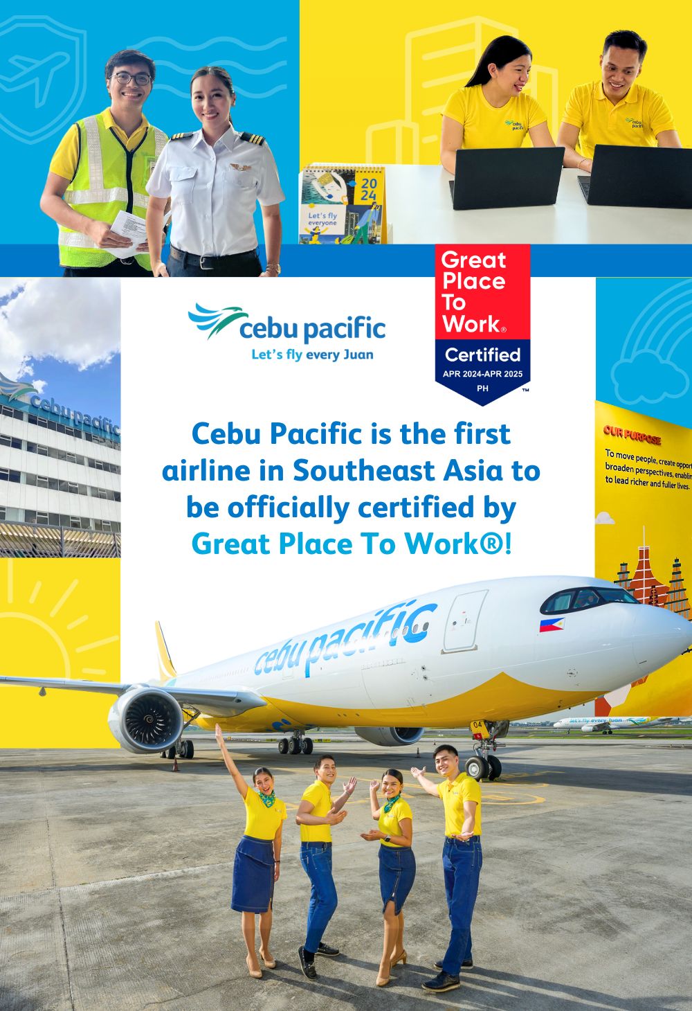 Cebu Pacific earns Great Place To Work® certification
