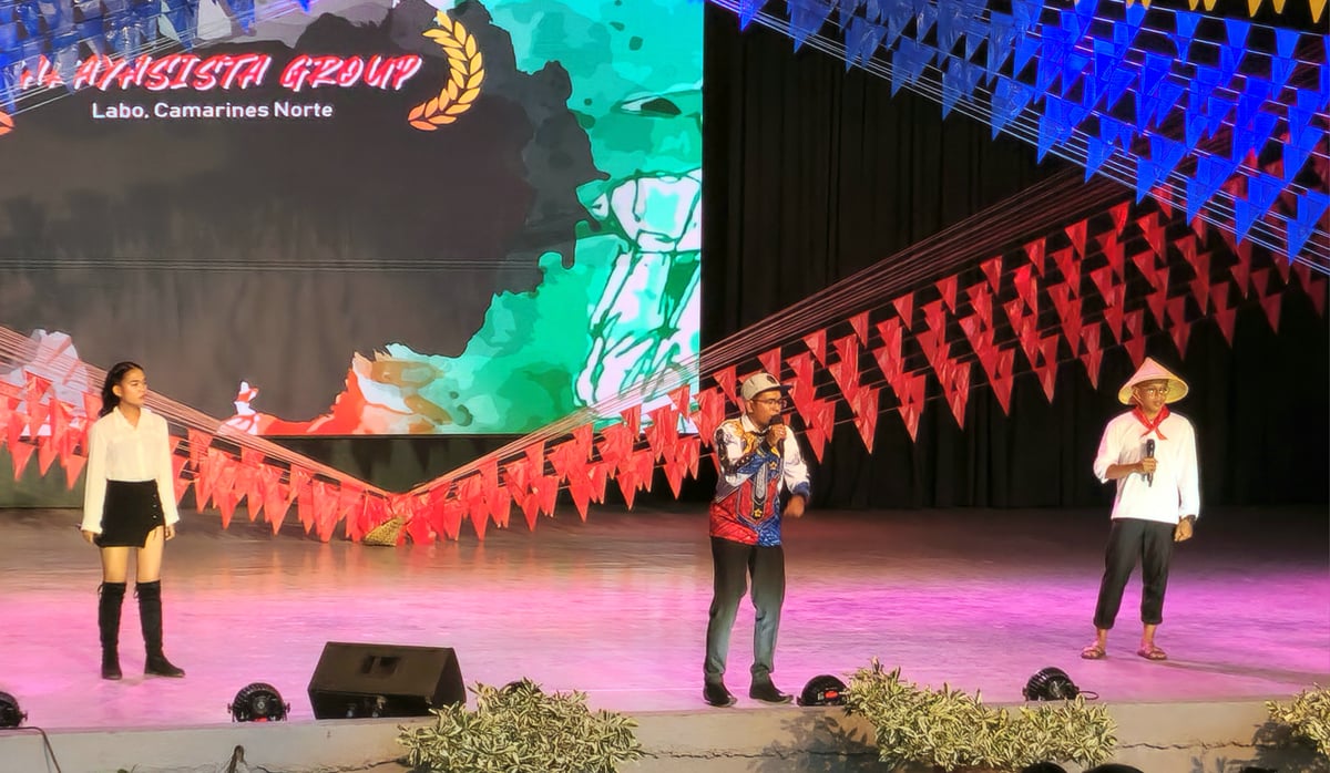 HARAYISTA from Labo, Camarines Norte, was declared Baraptasan third place winner.