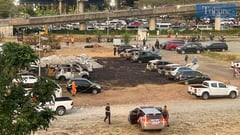 NAIA T3 parking lot fire probe