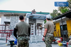 BALIKATAN TROOPS BUILDS COMMUNITY CENTER
