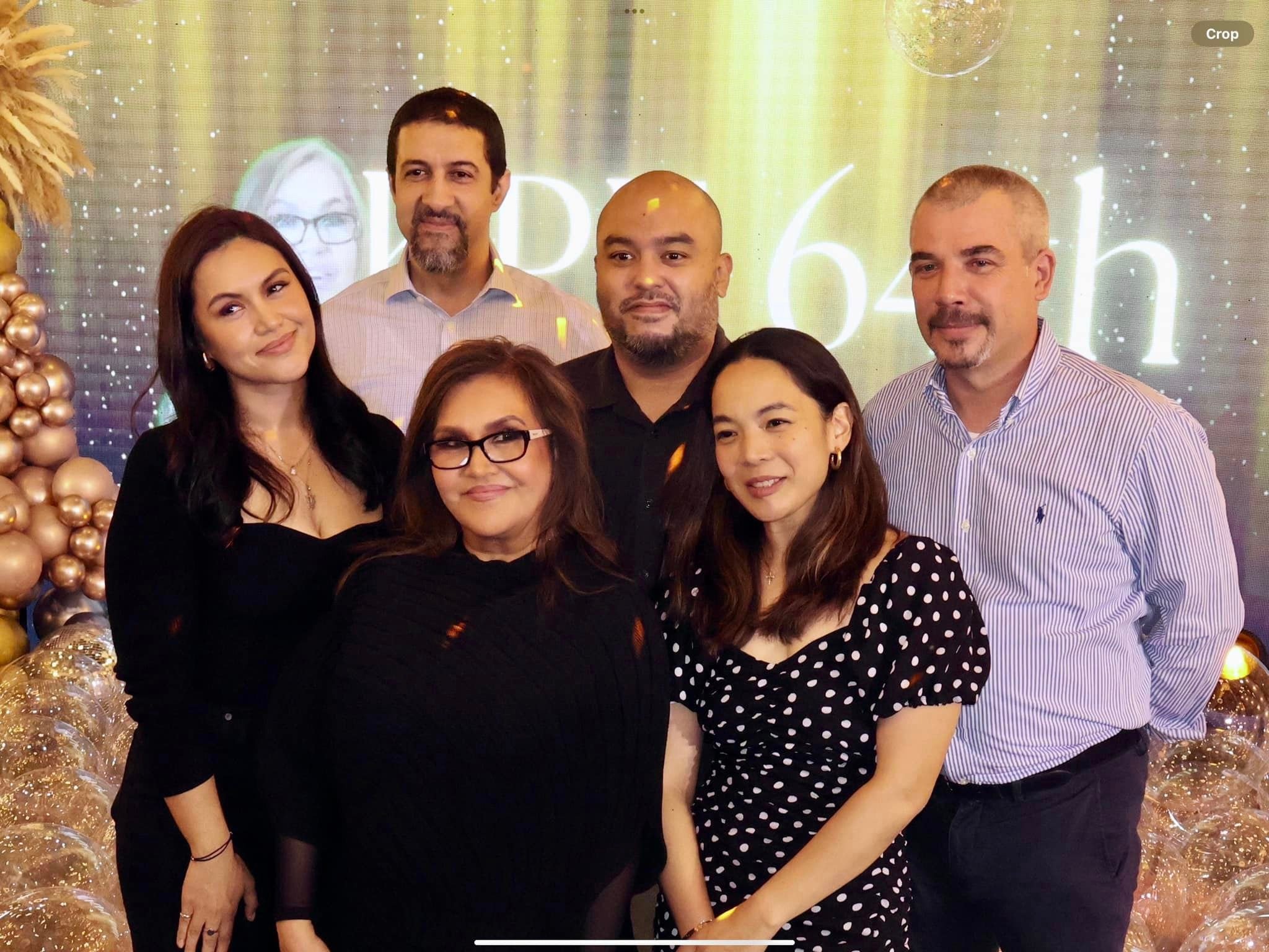 KATRINA Ponce-Enrile with family