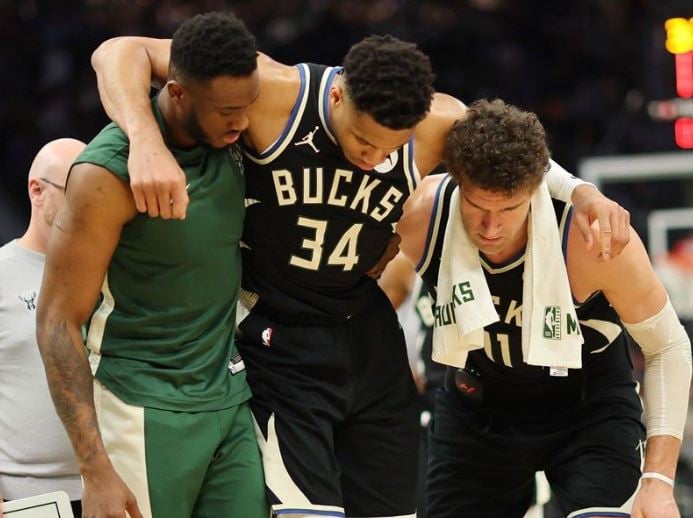 Giannis out for rest of season