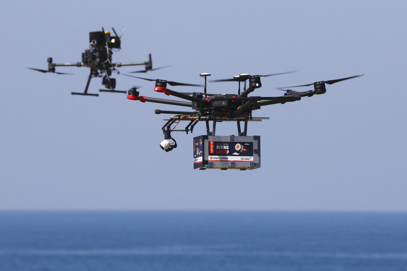 French prison gets drone food drops