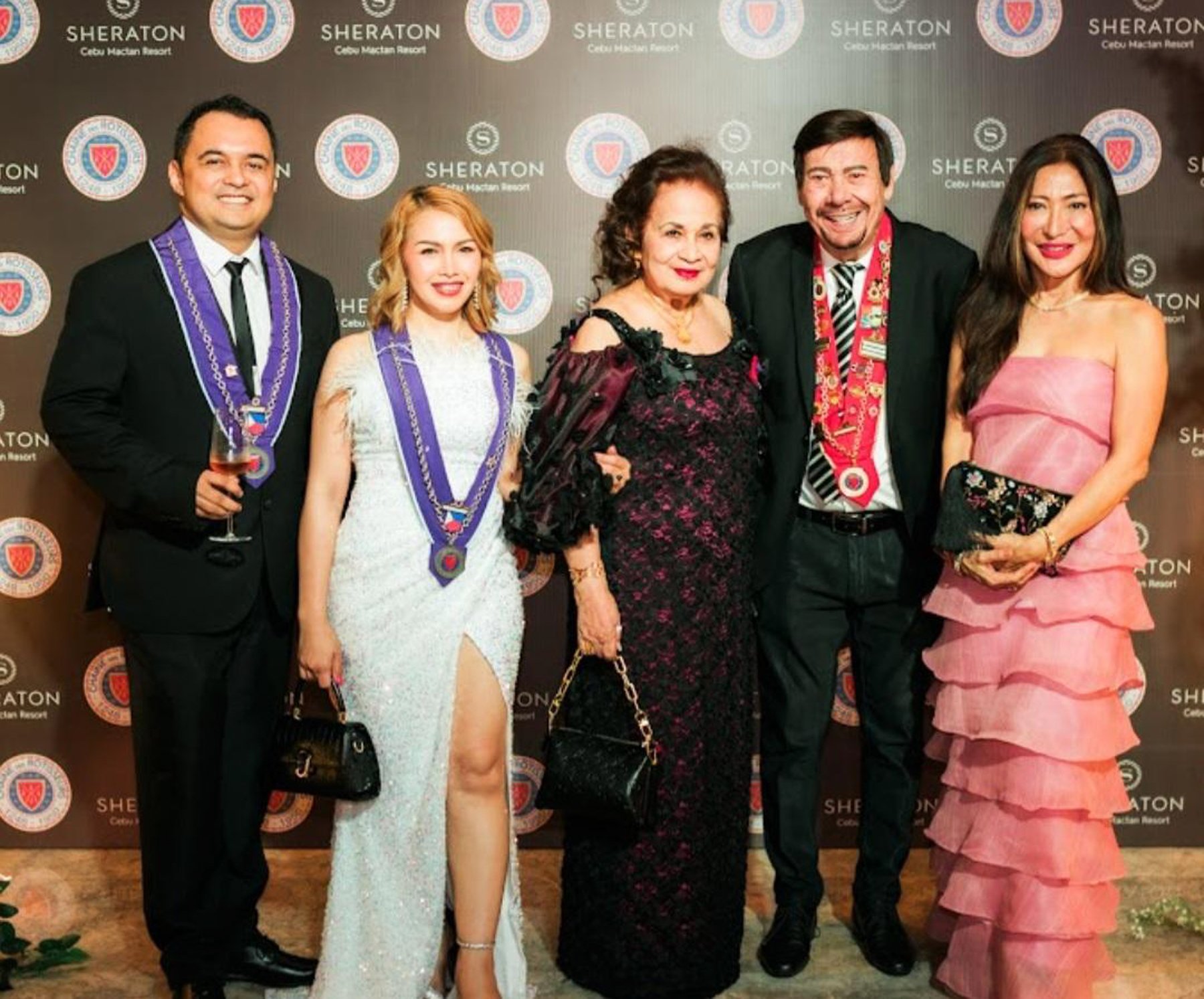 Arnel Aparis, Eli Barbo, Mila Demecillo, Michel Lhuillier and Cathy Bonavitacola.