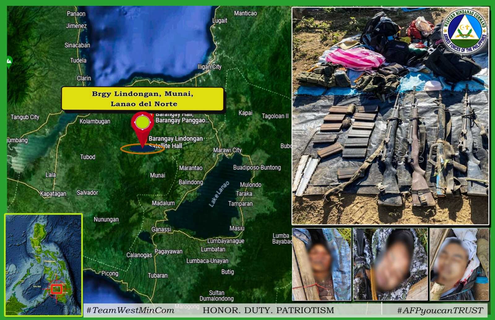 3 suspected DI members killed in Lanao del Norte clash