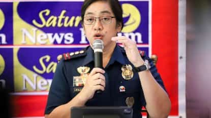 PNP information chief and spokesperson Col. Jean Fajardo
