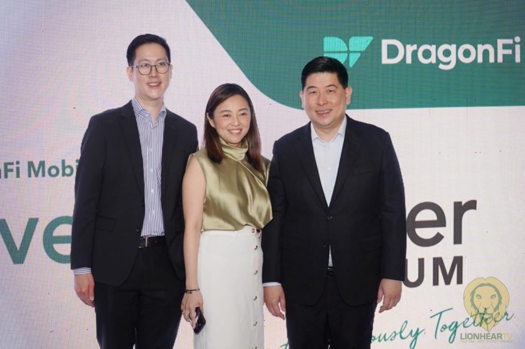 (FROM left) DragonFi CEO and co-founder Jon Carlo Lim, CTO and co-founder Cathryn Ann Lao and co-founder Edgar Sia II during the DragonFi Mobile 2.0 Event.