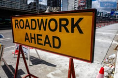 EDSA Northbound Roadworks