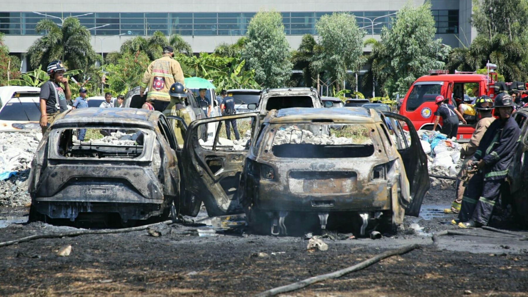 MIAA reports vehicular fire incident at NAIA T3 parking area