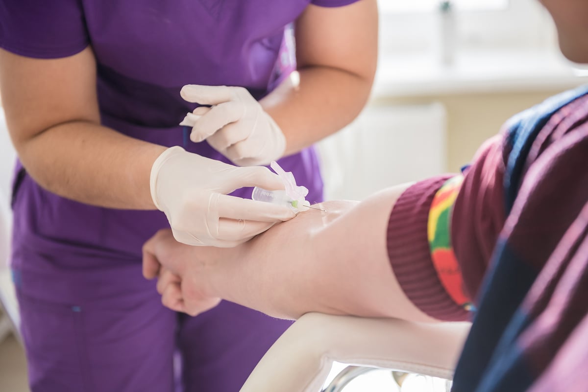 BLOOD test.