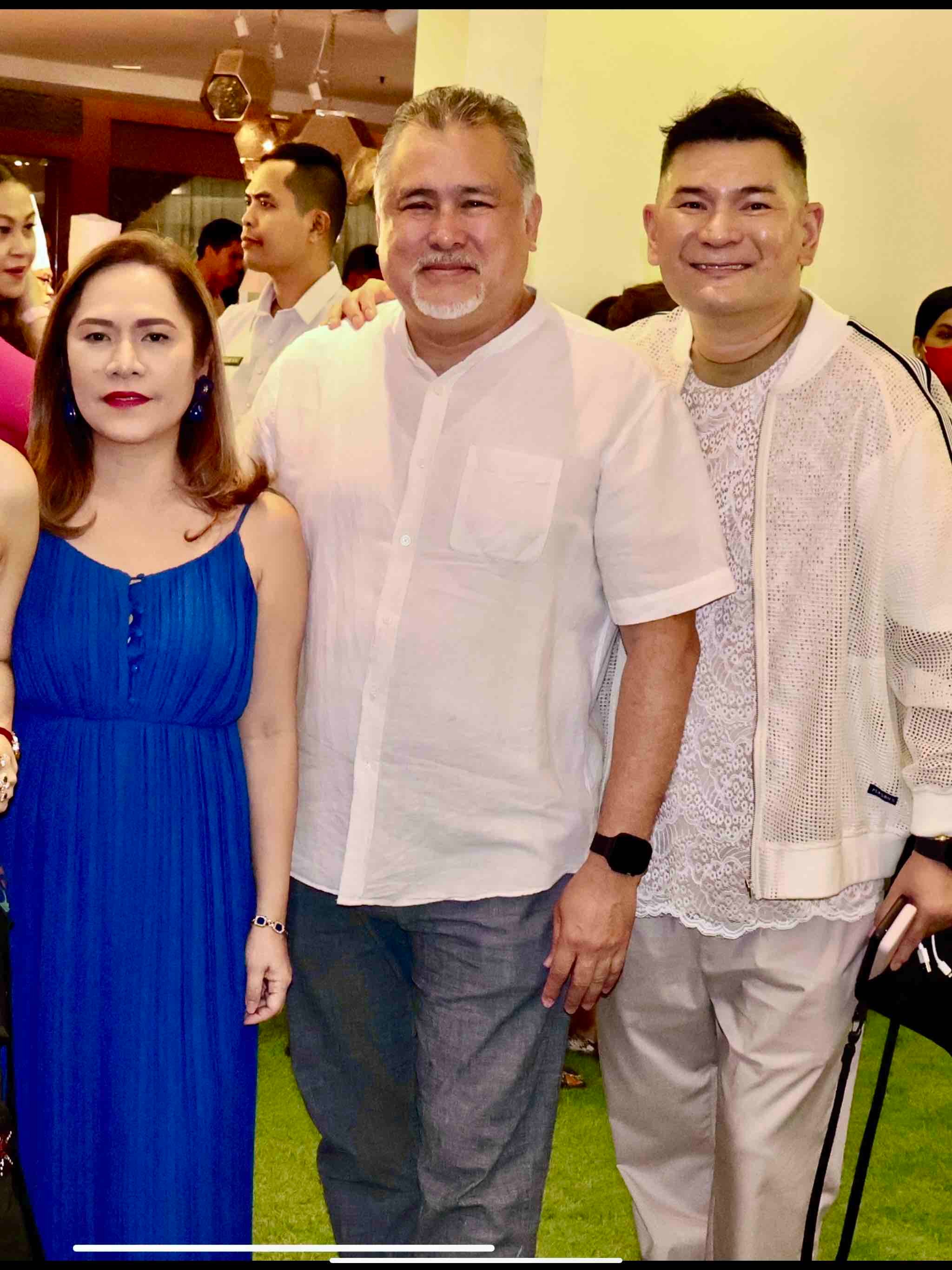Jia and Bobby Estrella and Robby Carmona