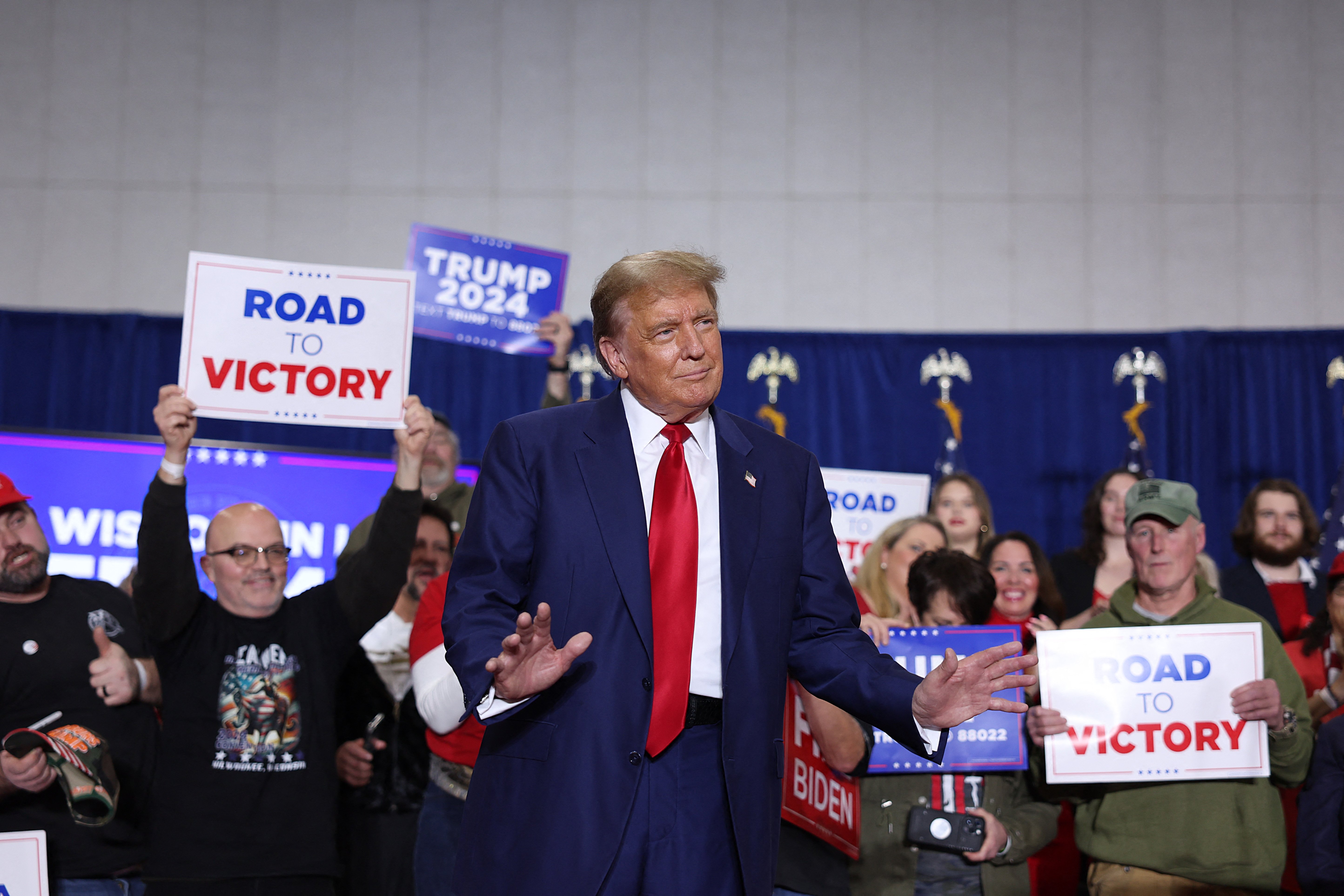 Trump bails for P175M, feigns end of poll campaign