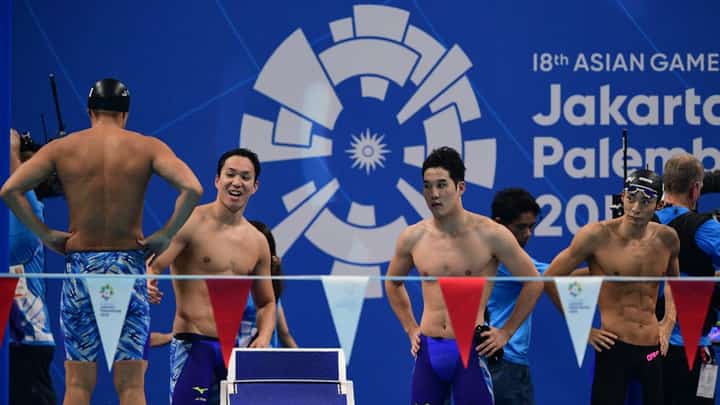 male swimmers