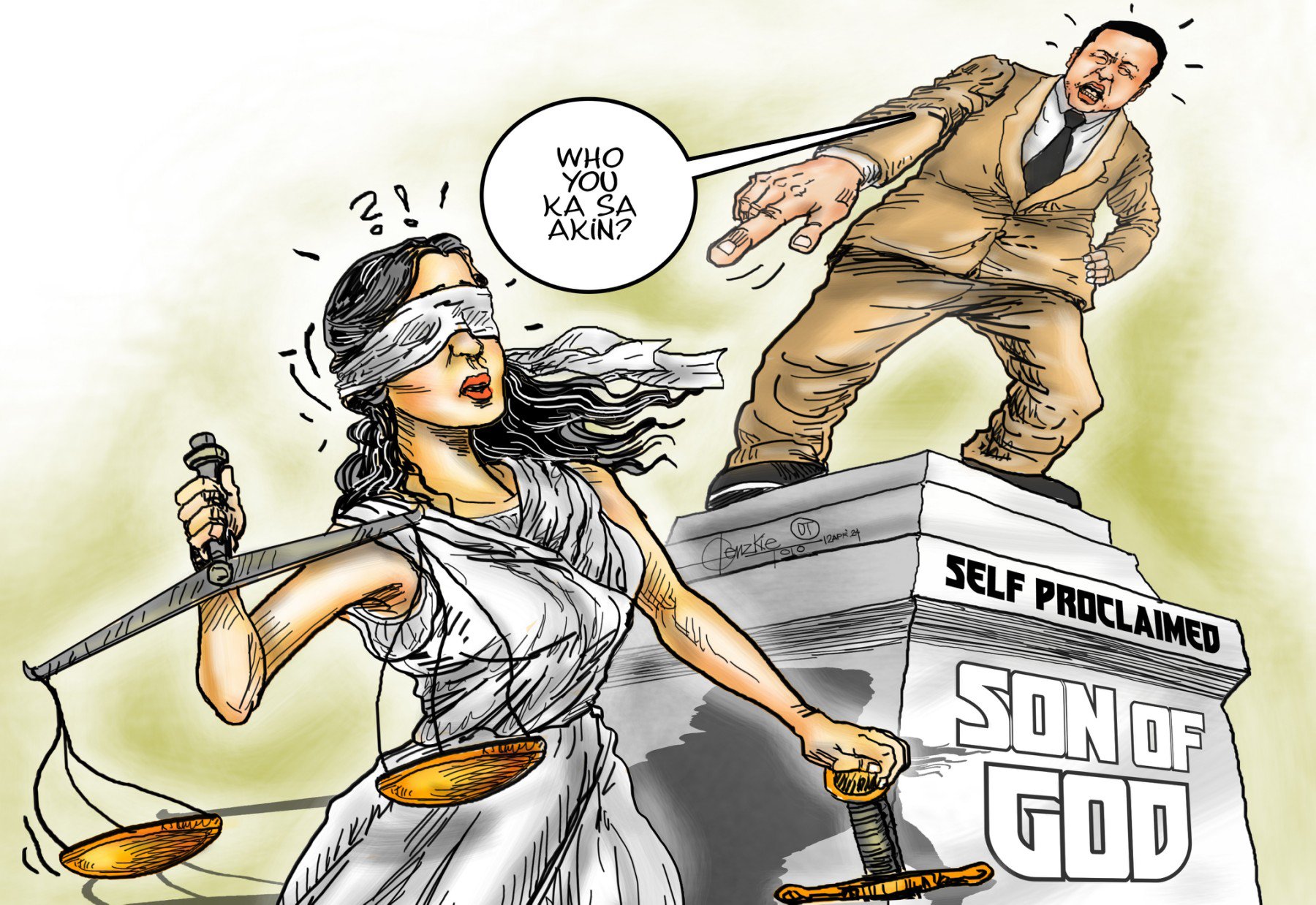 Audacious demands, stern rebuke