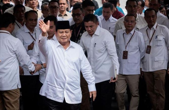 Prabowo declared next Indonesia president