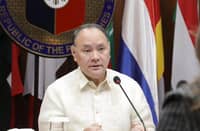 FILE PHOTO: National Defense Secretary Gilbert "Gibo" Teodoro