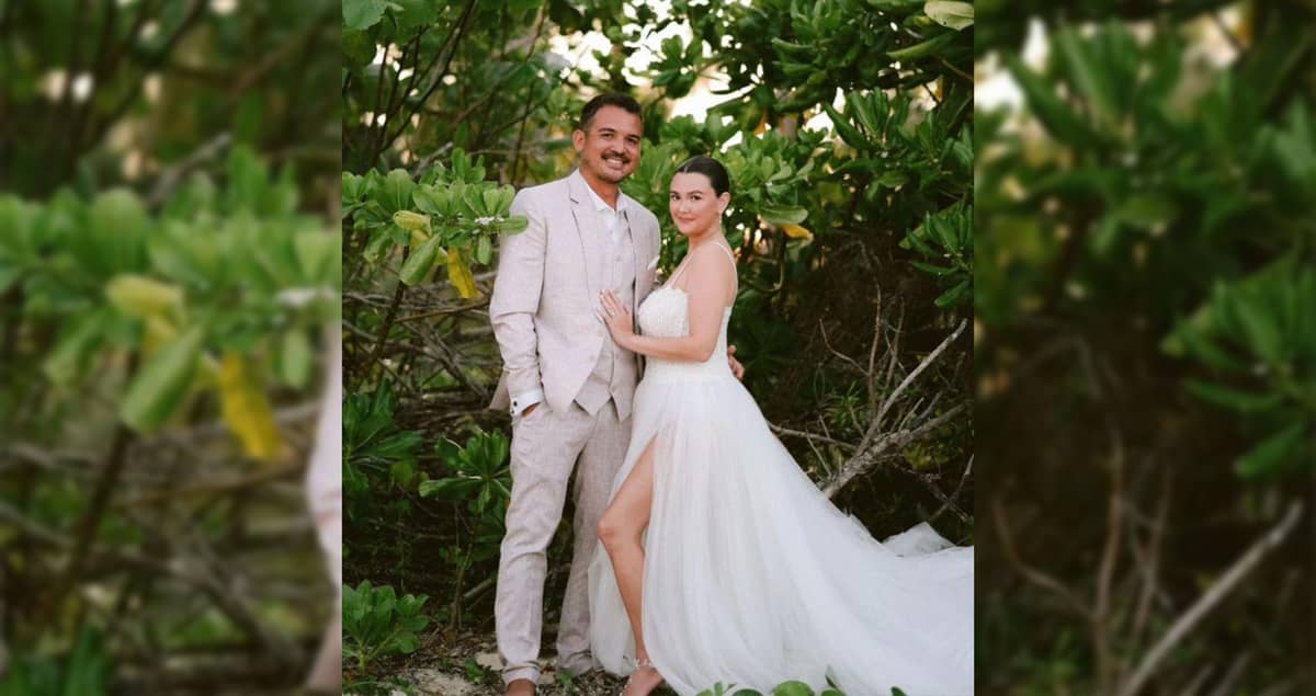 Gregg and Angelica Panganiban-Homan.