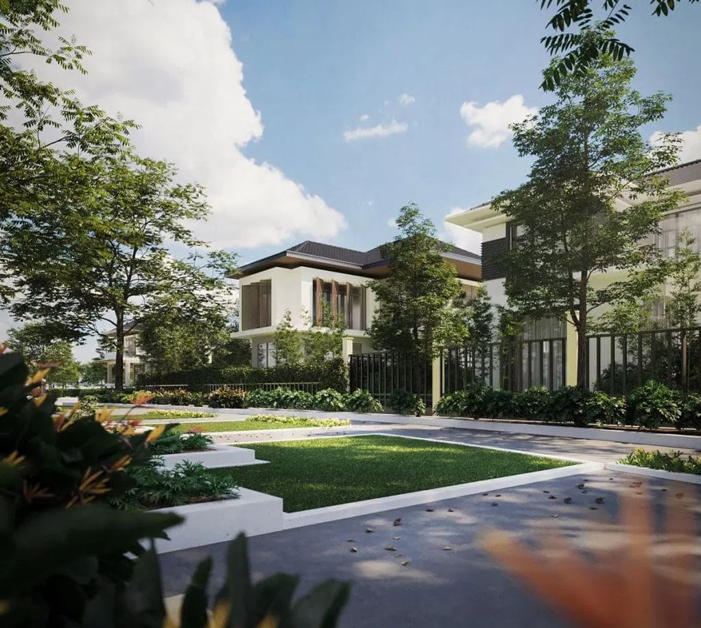 Warmth and comfort is integrated through its green and open spaces.